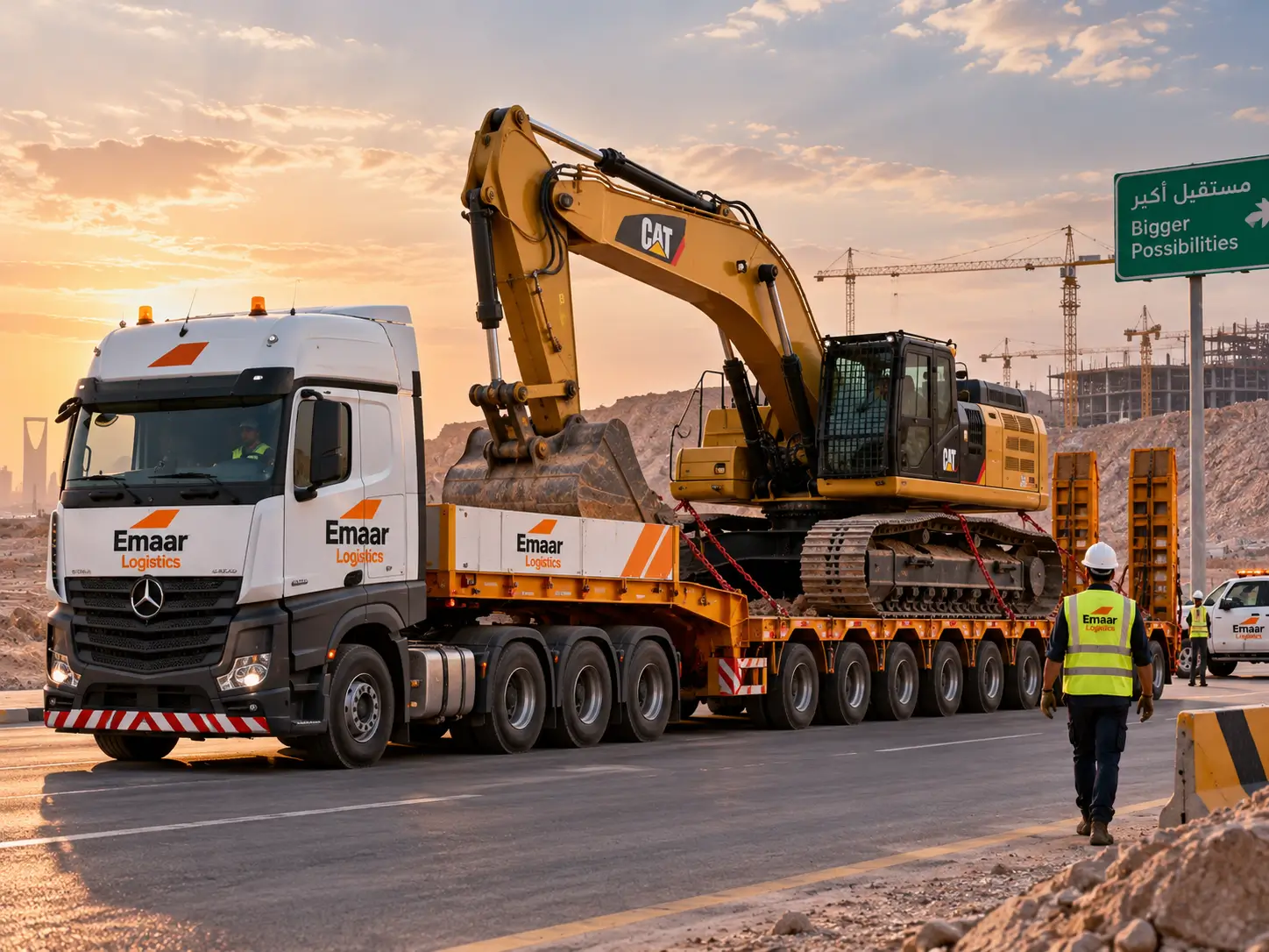 Heavy Equipment Rental and Transportation